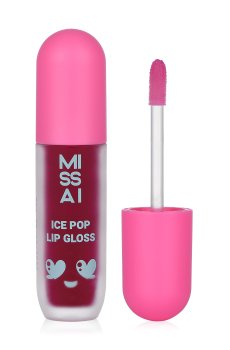 Блеск для губ Missai Ice Pop Lip Gloss с охлаждающим эффектом, тон 2, 4.5 г