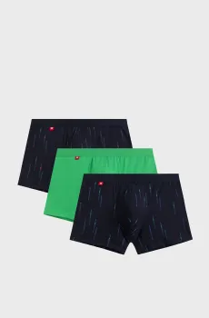 Мужские боксеры (3 шт) Разноцветный M Atlantic 3MH-210