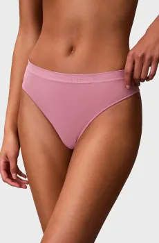 Женские розовые трусики THONG Розовый XS Calvin Klein LV00QD3958