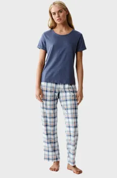 Женская пижама (футболка, брюки) Разноцветный L Atlantic NLP-513