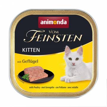 Влажный корм для котят Animonda Vom Feinsten Kitten Паштет с птицей, 100 г