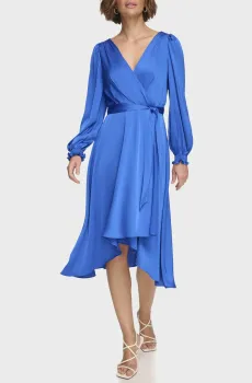 Женское синее платье Синий 4 DKNY DD3JJ479