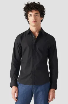 Мужская черная рубашка Черный XL Levi’s® 86625;0054