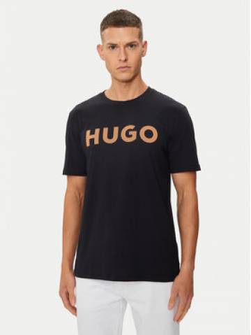 Hugo Футболка Dulivio 50513309 Чорний Regular Fit Hugo Футболка Dulivio 50513309 Чорний Regular Fit