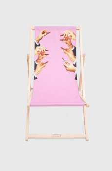 Шезлонг Seletti Lipstick Pink x Toiletpaper