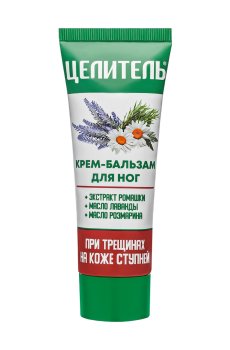 Крем-бальзам для ног Аромат Целитель при трещинах на коже ступней, 70 г