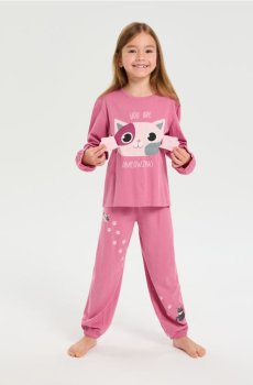 Піжамний комплект із двох предметів - пильно-рожевий