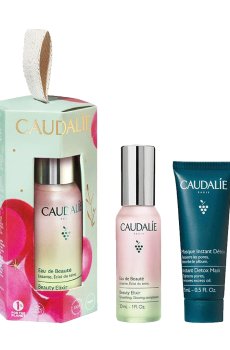 Набор для лица Caudalie (эликсир-вода, 30 мл + детокс-маска, 15 мл)