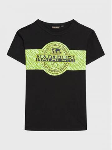 Napapijri Футболка S-Pinzon NP0A4H2Z M Чорний Regular Fit Napapijri Футболка S-Pinzon NP0A4H2Z M Чорний Regular Fit