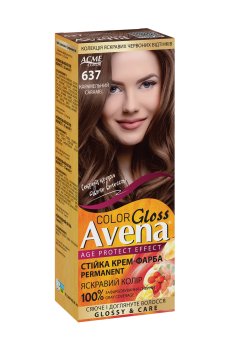 Стойкая крем-краска для волос Acme Color Avena Gloss Color 637 Карамельный, 133 мл