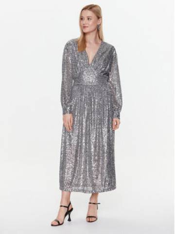 Dixie Коктейльна сукня AHGDTCZA Срібний Regular Fit Dixie Коктейльна сукня AHGDTCZA Срібний Regular Fit