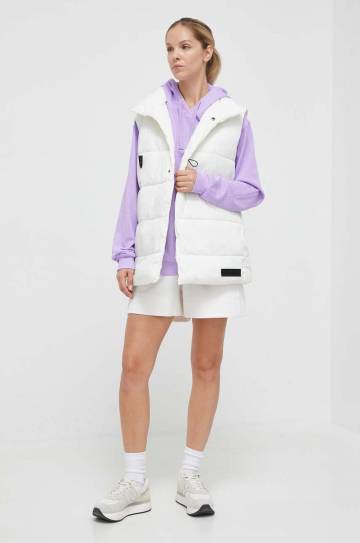 Хлопковая кофта Colourwear женская цвет фиолетовый с капюшоном однотонная Хлопковая кофта Colourwear женская цвет фиолетовый с капюшоном однотонная