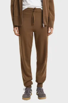 Женские бежевые шерстяные брюки SUPERFINE Бежевый S Gant 4150309