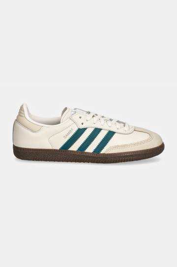 adidas Originals Samba OG кроссовки цвет бежевый IG1963 adidas Originals Samba OG кроссовки цвет бежевый IG1963