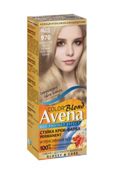 Стойкая крем-краска для волос Acme Color Avena Blond Color 970 Пепельный светло-русый, 133 мл