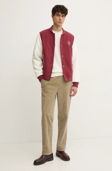 Куртка-бомбер с примесью шерсти United Colors of Benetton