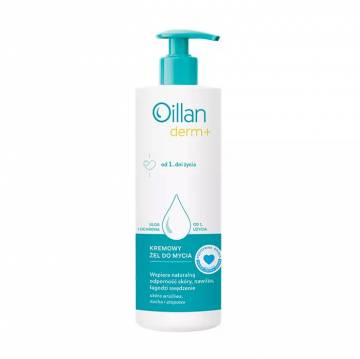 Детский крем-гель для умывания Oillan Derm+ для чувствительной, сухой и атопичной кожи, с первого дня жизни, 400 мл Детский крем-гель для умывания Oillan Derm+ для чувствительной, сухой и атопичной кожи, с первого дня жизни, 400 мл