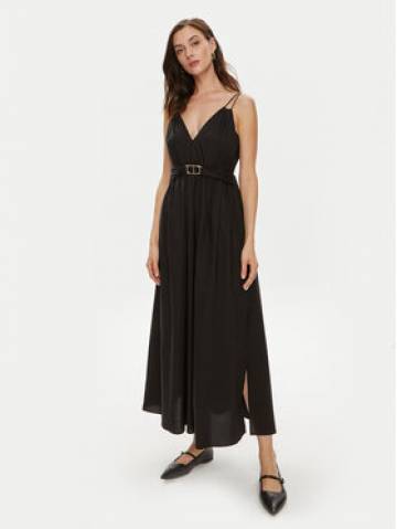 TWINSET Літня сукня 241TT2021 Чорний Regular Fit TWINSET Літня сукня 241TT2021 Чорний Regular Fit
