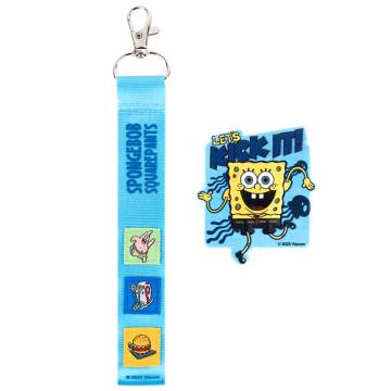 Набір бейдж на липучці та підвіска Kite SpongeBob SquarePants (SB25-3010) Набір бейдж на липучці та підвіска Kite SpongeBob SquarePants (SB25-3010)