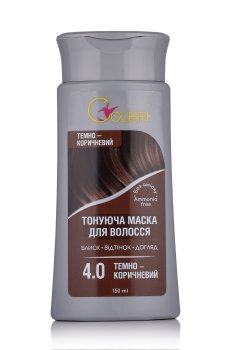 Тонирующая маска для волос COLIBRI, 4.0 Темно-коричневый, 150 мл