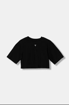 Детская хлопковая футболка Guess