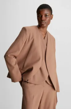 Женский бежевый жакет MODULAR Бежевый 36 Calvin Klein K20K206327