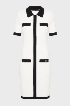 Женское белое платье Белый S Karl Lagerfeld A3W13036