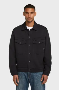 Мужская черная джинсовая куртка Dakota Черный XL G-Star RAW D27099,D395