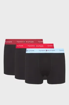 Мужские черные боксеры (3 шт) WB TRUNK Черный L Tommy Hilfiger UM0UM02763