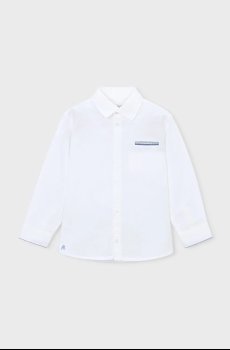 Детская рубашка с добавлением льна Mayoral