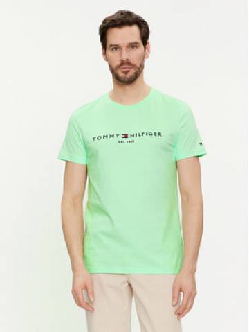 Tommy Hilfiger Футболка Logo MW0MW11797 Зелений Slim Fit Tommy Hilfiger Футболка Logo MW0MW11797 Зелений Slim Fit