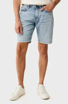 Мужские голубые джинсовые шорты STAN Shorts mid waist / regular leg Голубой S Mexx MF006200951M