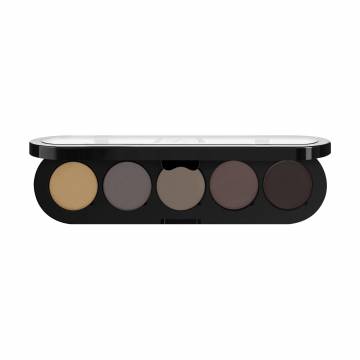 Палетка пудровых подводок Make-Up Atelier Paris, Brown Gray 5 цветов, 12.5 г Палетка пудровых подводок Make-Up Atelier Paris, Brown Gray 5 цветов, 12.5 г