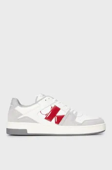 Мужские кожаные сникерсы BASKET CUPSOLE LOW LTH Разноцветный 43 Calvin Klein YM0YM00933