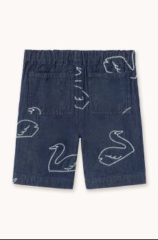 Детские хлопковые брюки Tinycottons BIG SWANS BABY PANT