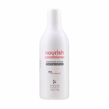 Питательный кондиционер для волос Krom Nourish Conditioner с экстрактом сладкого миндаля, 1 л Питательный кондиционер для волос Krom Nourish Conditioner с экстрактом сладкого миндаля, 1 л