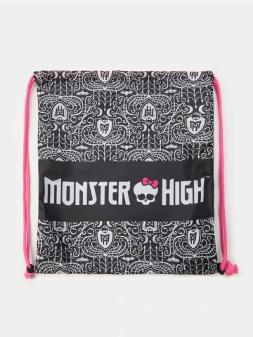Рюкзак-мішок на шнурку Monster High - чорний Рюкзак-мішок на шнурку Monster High - чорний