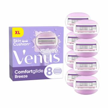 Сменные картриджи для бритья Gillette Venus ComfortGlide Breeze, 8 шт Сменные картриджи для бритья Gillette Venus ComfortGlide Breeze, 8 шт