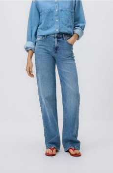 Reserved - Джинси straight fit з вузькою посадкою - синій - UL662-55J