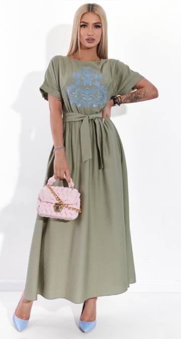 Сукнi норма Lemanta Лляна сукня з вишивкою 50 (48636)113776-532 Сукнi норма Lemanta Лляна сукня з вишивкою 50 (48636)113776-532