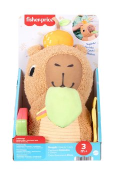 Развивающая мягкая игрушка Fisher-Price Капибара, от 3 месяцев (HYR54)