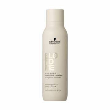 Питательный шампунь для волос Schwarzkopf Professional BlondMe Bond Repair Nourishing Shampoo, 300 мл Питательный шампунь для волос Schwarzkopf Professional BlondMe Bond Repair Nourishing Shampoo, 300 мл
