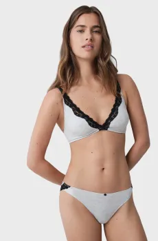 Женские серые трусики Серый S womensecret 4634288