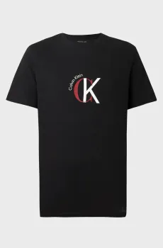 Мужская черная футболка 2TONE Черный L Calvin Klein Jeans LV14RE829G