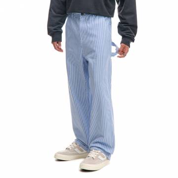Cropp - Штани в смужку - світло-блакитний Cropp - Штани в смужку - світло-блакитний
