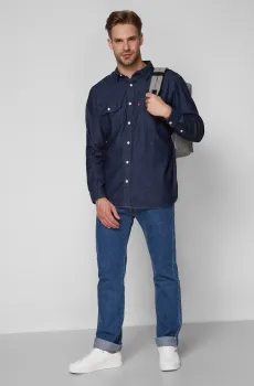 Мужские синие джинсы 501® Straight Синий 29-32 Levi’s® 00501;0114