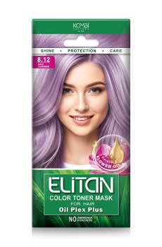Тонирующая маска для волос Elitan Color Toner Mask 8.12 Дикая лаванда, 30 мл