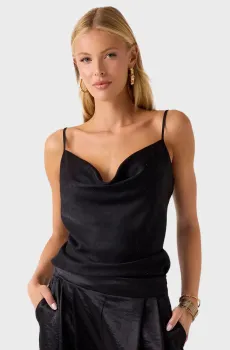 Женский черный топ Черный S Guess W6RH55.WJ732;JBLK