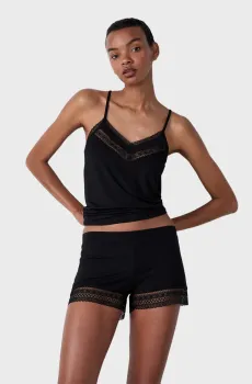 Женские черные шорты ALBANE Черный S Etam 6550779