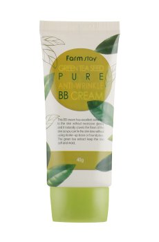 BB-крем для лица FarmStay Green Tea Seed Pure Anti-Wrinkle BB Cream с семенами зеленого чая, против морщин, 40 г